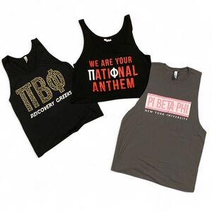 Pi Beta Phi New York University Tank Tops (3 New Tops)